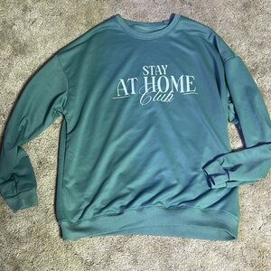 LN women’s XL Stay at Home Club sweatshirt